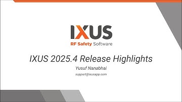 IXUS 2025.4 Release Overview