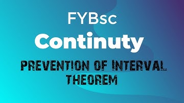 Prevention of Interval theorem continuity #Fybsc #nirali Publications #new Syllabus 2020