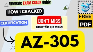 How I CRACKED AZ-305 Exam in 6 Hours | Microsoft Azure Solutions Architect Expert | Exam Guide &Tips