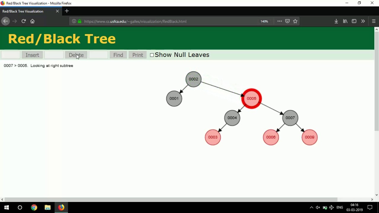 Red Black tree A simple example - YouTube