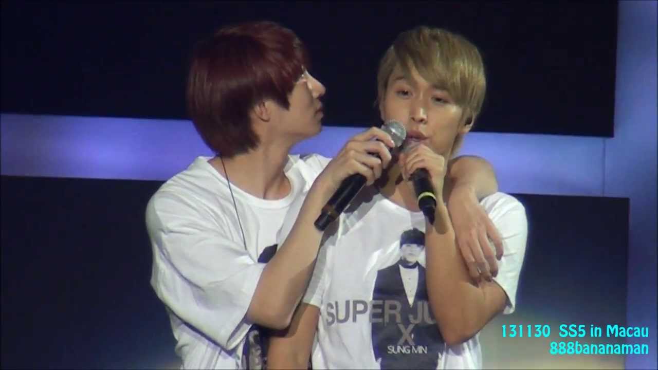 [fancam] 131130 Super Junior SS5 in Macau 『Marry U』 Focus Sungmin & Heechul