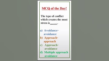 Answer of the last MCQ shared in the community section @learnpsychology9724 @psychology