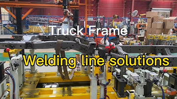 Truck frame automatic welding line solution-DUOYUAN