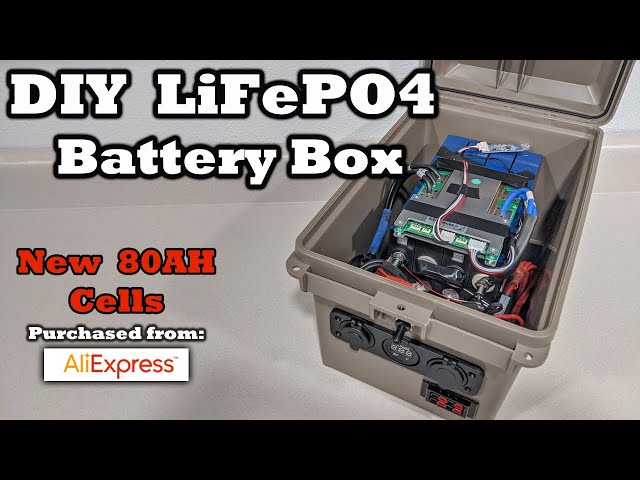 DIY 80AH LiFePO4 Battery Box - COMPLETE BUILD VIDEO