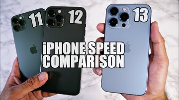 Snelheidsvergelijking iPhone 13 Pro: 13 Pro vs. 12 Pro Max vs. 11 Pro Max - Hoe snel is de A15 Bi...