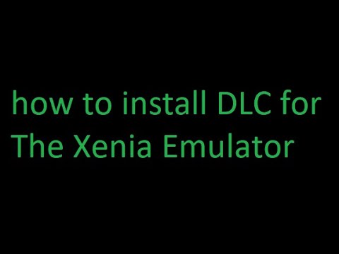 (PC) Xenia - How To Install DLC