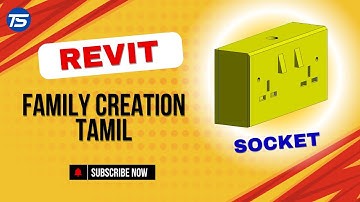 Revit Electrical Socket Family Creation - Step By Step 2024 | Revit family creation tutorial tamil