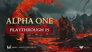Alpha One: Playthrough 15 - Part 1 - Aug 12, 2021 [Ashes of Creation Gameplay]