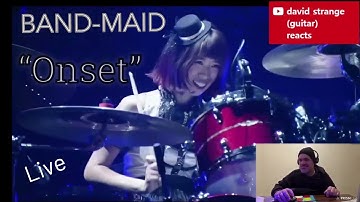 Guitarist Reacts-Band Maid-"Onset" (Offical Live Video)