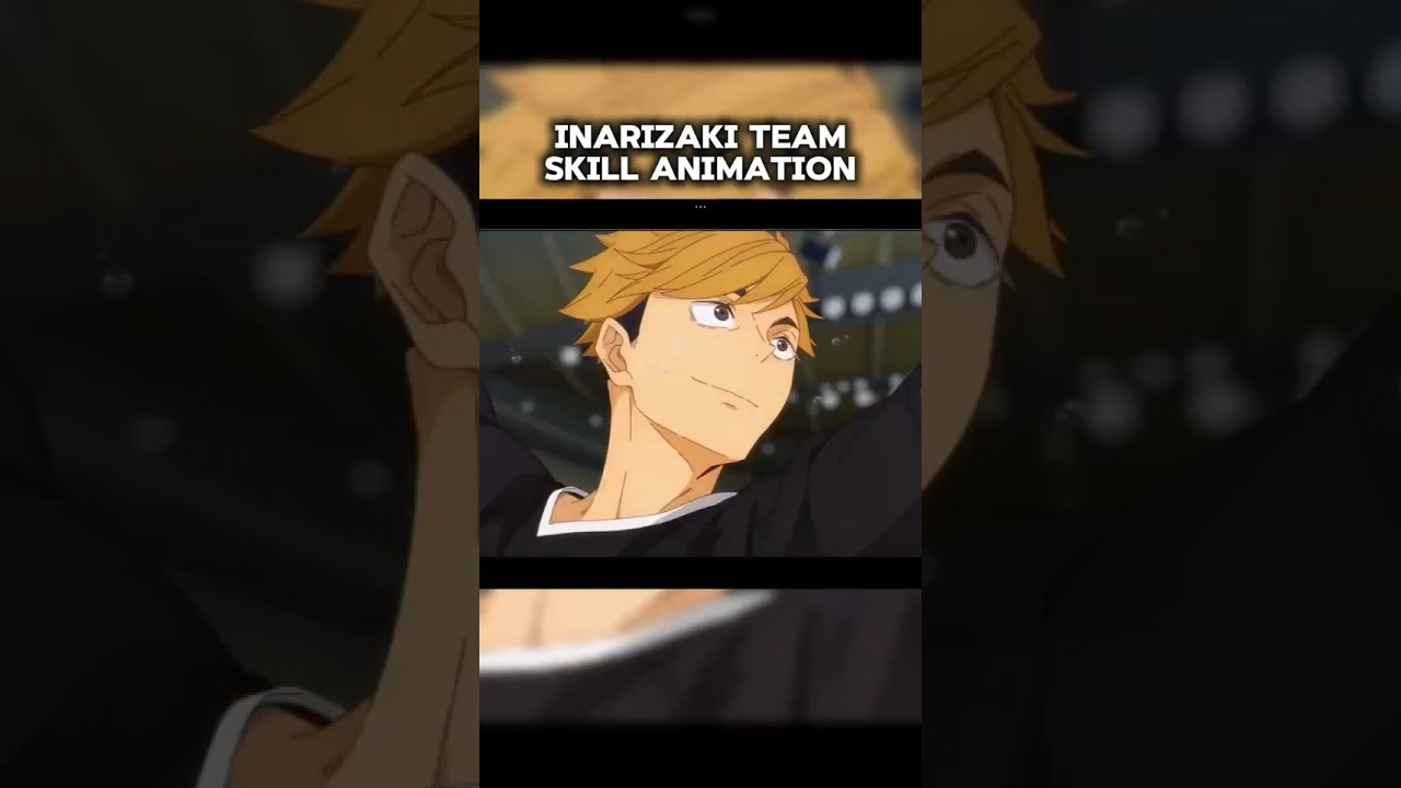 ИНАРИЗАКИ КОМАНДА НАВЫКИ АНИМАЦИЯ HAIKYU FLY HIGH 