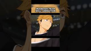 INARIZAKI TEAM SKILLS ANIMATION HAIKYU FLY HIGH #haikyuu #HAIKYUStartingLineup #haikyuflyhigh #Miya