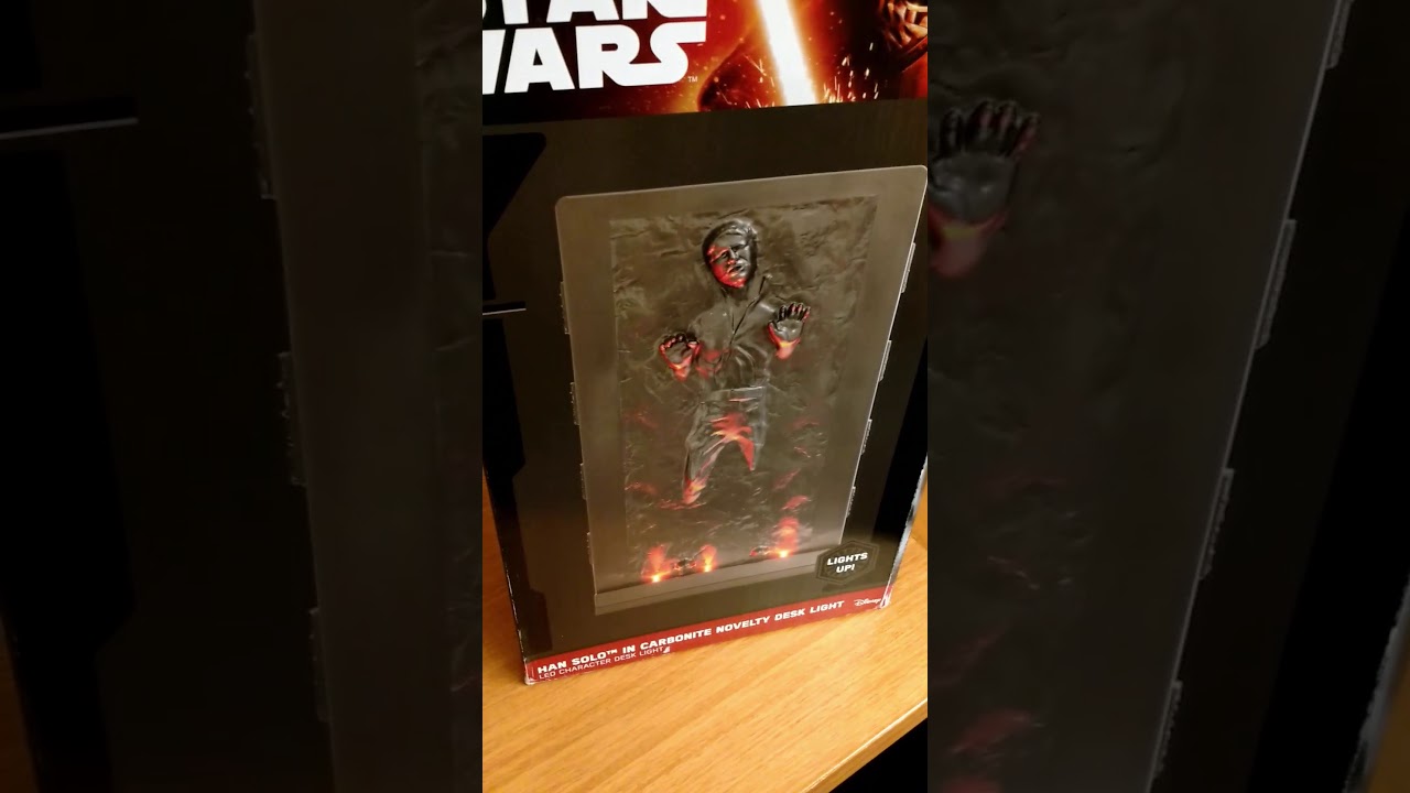 Han Solo In Carbonite Led Desk Light Aa Battery Hack Youtube