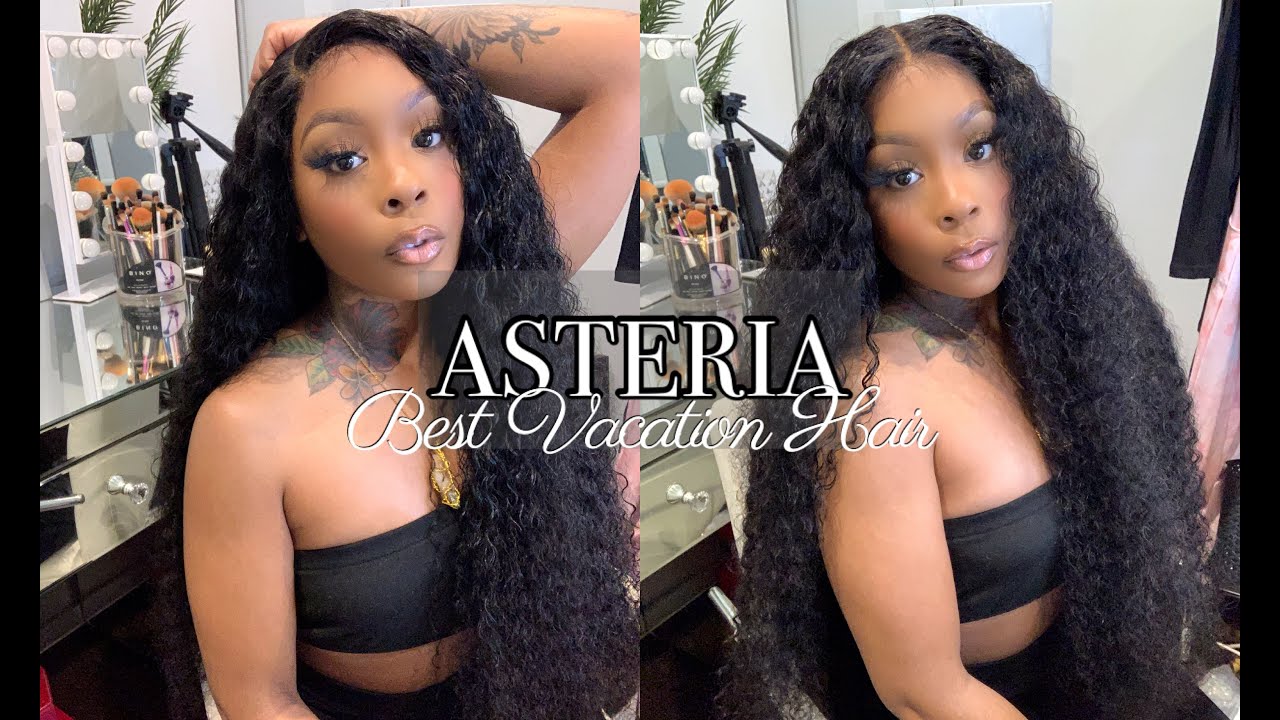 Best Curly Vacation Hair! Versatile, Easy Install, Very Detailed | 5x5 Invisible Lace HD | ASTERIA