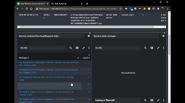 Splunk Windows Service Activity & MSI install overview and import this dashboard in your environment