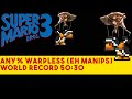 [WR] Super Mario Bros. 3 Any% Warpless Speedrun in 50:30