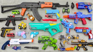 Mengumpulkan Senapan NERF war GUNS, Senapan Pistol, Gear Light AK47 Gun, Sniper Rifle, Spiderman Gun