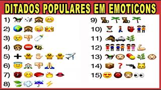 Ditados populares em emoticons