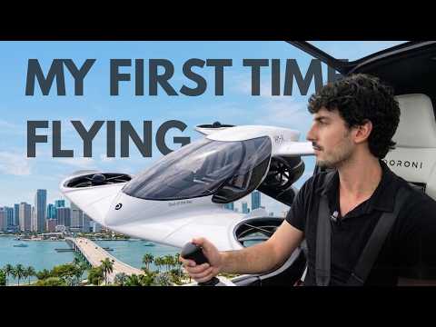 I got to fly a flying car! Touring Doroni & inside the H1-X
