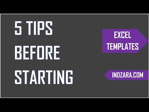 5 Tips Before Using Excel Templates with Pivot Tables