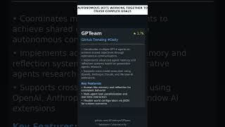 GitHub Trending Repositories: 101dotxyz/GPTeam 🇬🇧