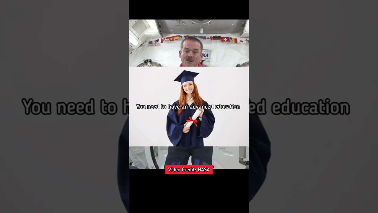 Astronaut Chris Hadfield talks about the important things to become an astronaut 