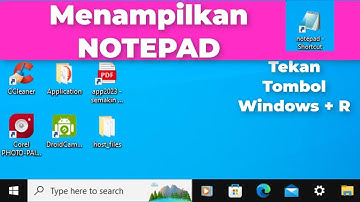 [ TUTORIAL ] : Banyak Cara Membuka Aplikasi "NOTEPAD" Pada Komputer