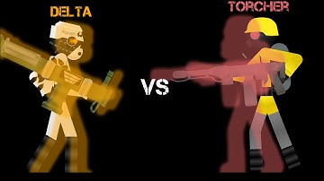 Delta vs Torcher(Sticknodes piggy animation)