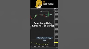 Trading Long Limit, Market, or MIT #daytradingstrategy #apextraderfunding #leeloo #daytrading