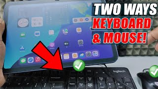 how to connect keyboard & mouse to ipad 10th generation?