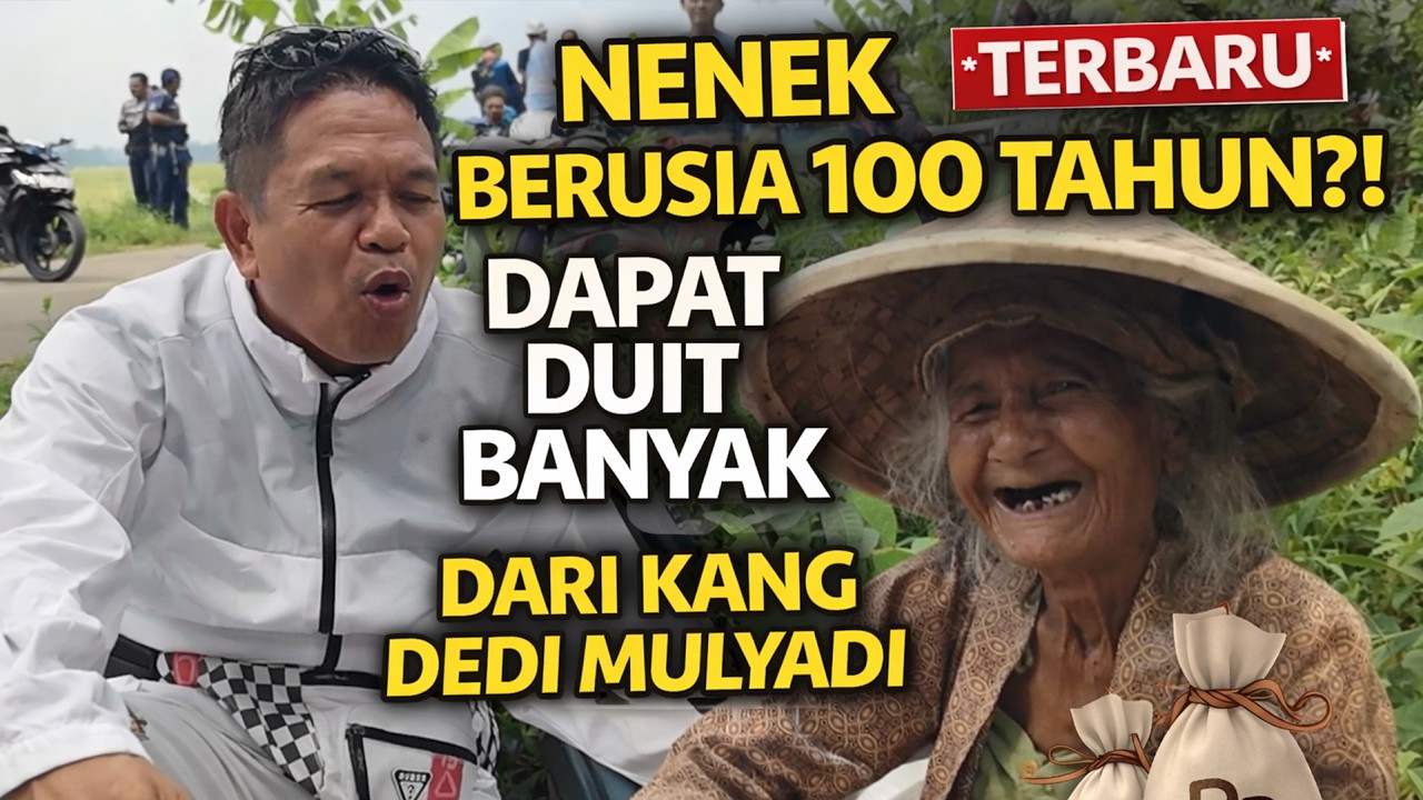 NENEK 100 TAHUN INI DAPAT REZEKI DARI KANG DEDI MULYADI KDM