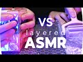 ASMR Layered Sounds for Sleep (No Talking) ROLLER vs SPONGE, Crinkly & Tingly PLASTIC vs VINYL etc