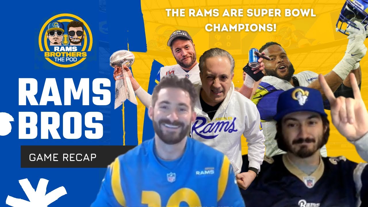Rams Brothers: THE @LARams ARE SUPER BOWL CHAMPIONS! 
