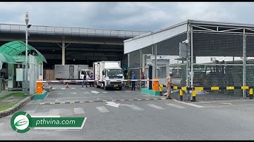 Công trình lắp trụ barie Wonsun tại Phan Thúc Duyện - PTH Vina