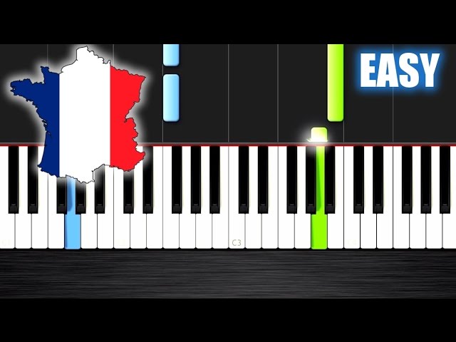 La Marseillaise - National Anthem of France - EASY Piano Tutorial by PlutaX  - Synthesia - YouTube