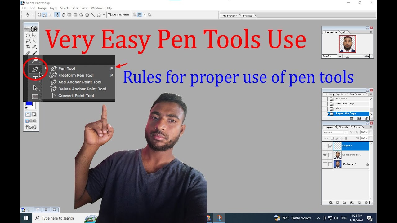 How to use of Pen Tool for beginners | নতুনদের জন্য পেন টুলের সঠিক ...