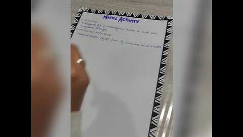 MBM CLASSES | ACTIVITY | DIAGONALS OF A PARALLRLIGRAM DIVIDES 2 CONGRUENT TRIANGLES BY ABIA KHAN