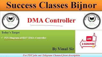 PIN Description of DMA controller #8085 #8086 #microprocessor #aktu #microcontroller #architecture
