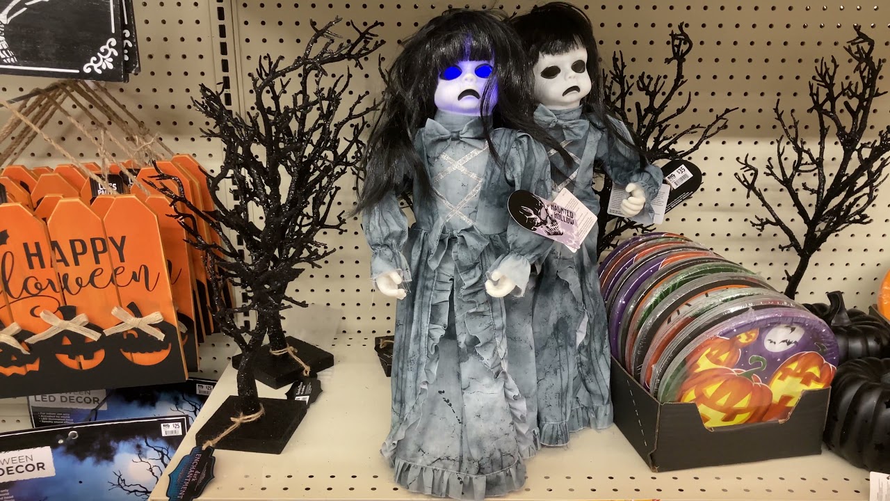 Big Lots Halloween 2021 Animated Haunted Doll YouTube