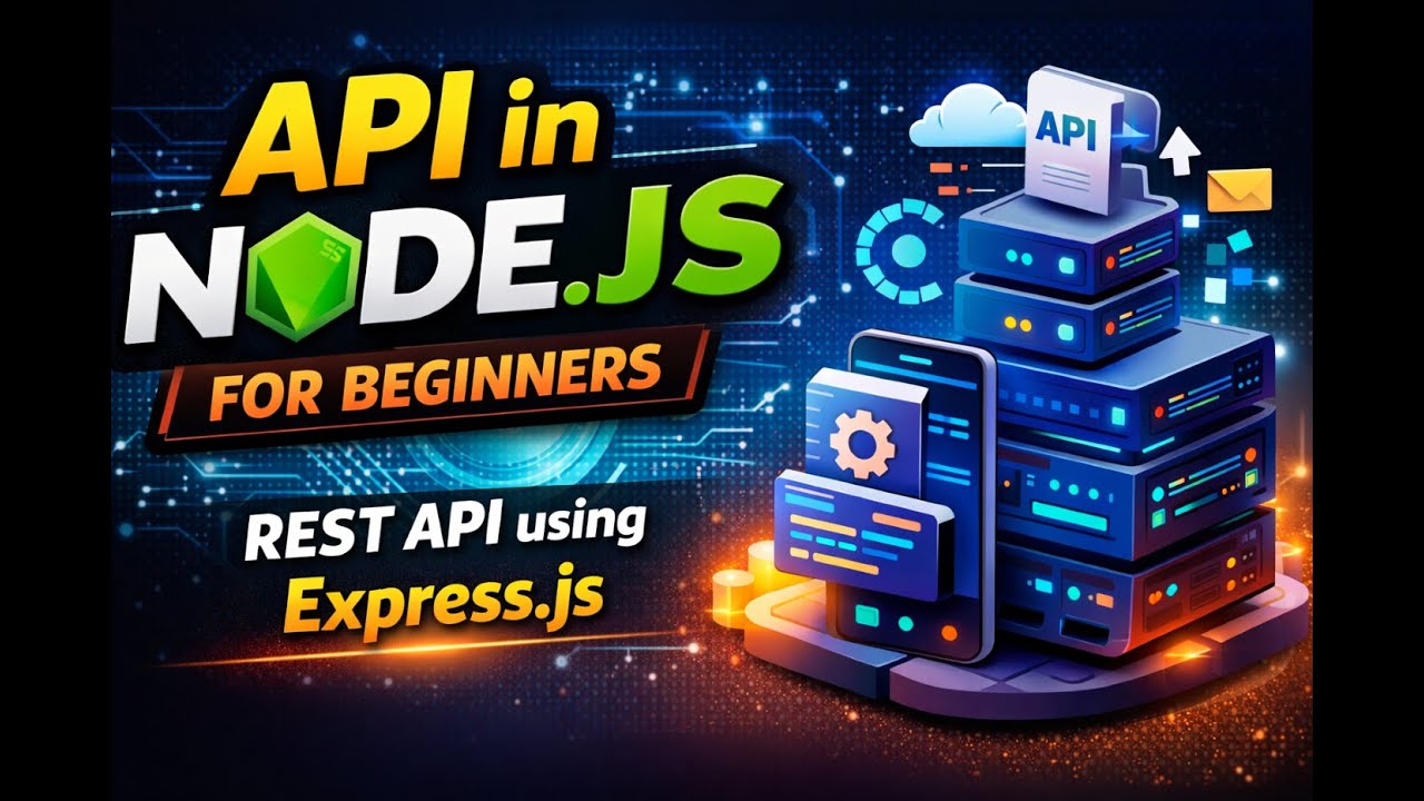 API in Node.js for Beginners | REST API using Express.js (Hindi) - YouTube
