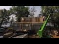 Construction dune maison prfabrique leed timelapse