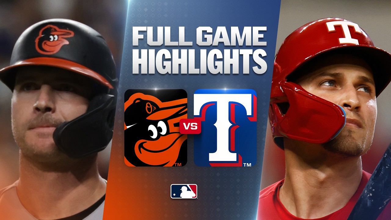 [MLB] 볼티모어 오리올스 vs 텍사스 레인저스 경기 하이라이트