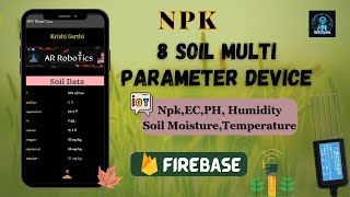 7in1 Iot & Firebase Soil Nutrients System | 8in1 Soil NPK Device | Mit App Inventor NPK Project #npk screenshot 1