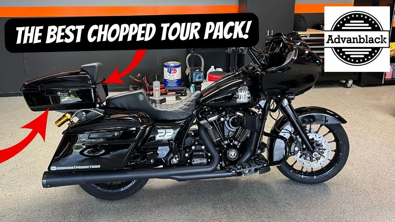 chopped tour pack light bar