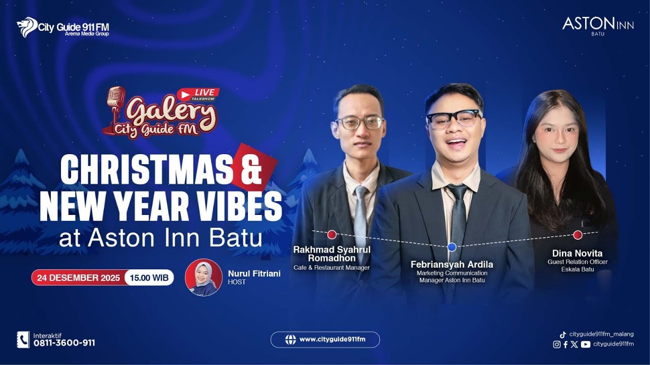 Galery City Guide FM - Christmas and New Year Vibes at Aston Inn Batu