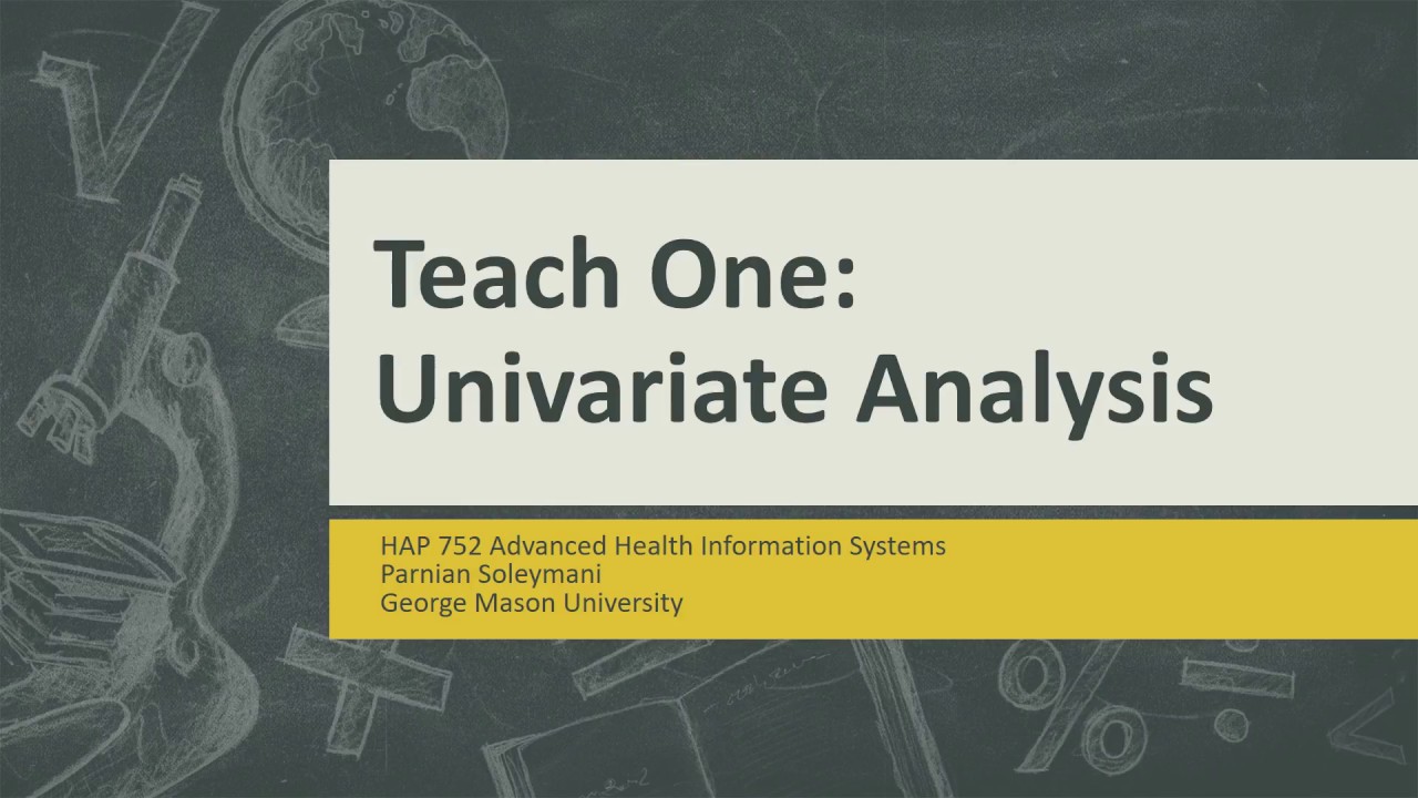 Introduction to Univariate Analysis