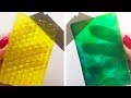 Only Clear Glycerin Soap Cutting ! Relaxing Sounds ! (no talking) Satisfying ASMR Video | P14