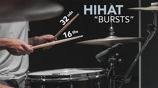 Trap Style Hi-Hat &quot;Bursts&quot; | Singles &amp; Doubles