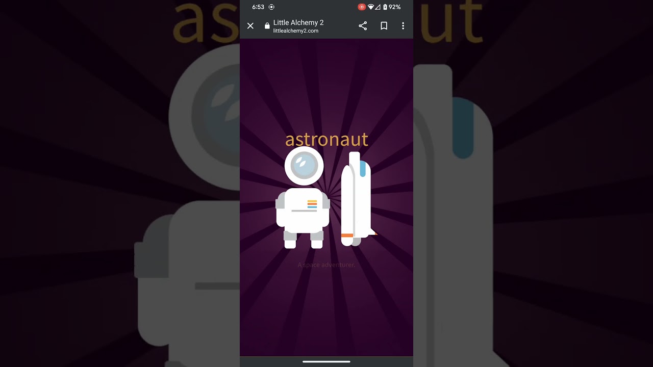 Mixing human and rocket in Little Alchemy 2