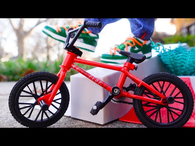 BMX Kinetic Sand, Unboxing BMX Dirt Jump, Tech Deck, BMX Finger