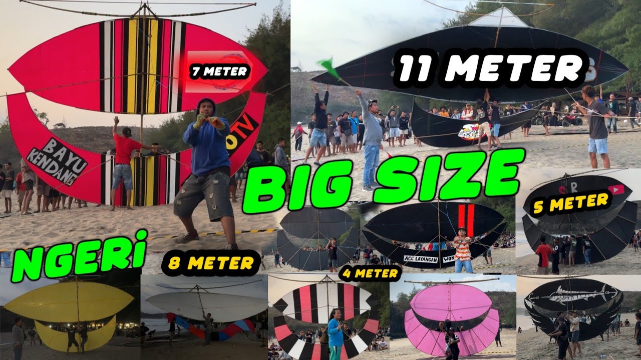 full LAYANGAN BIG SIZE TIDAK ADA YANG MAMPU MELAWAN ALAM‼️PANTAI SERANG BELITAR 😱